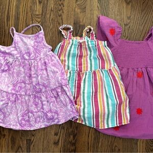 Cat & Jack Purple, Multicolor, and Pink Dresses